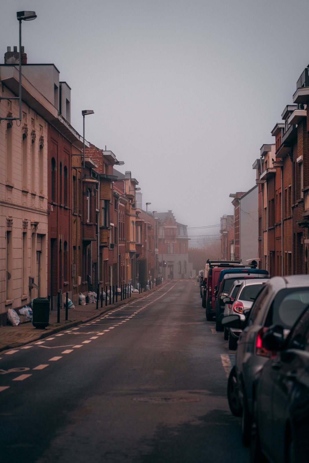 Rue résidentielle en Wallonie