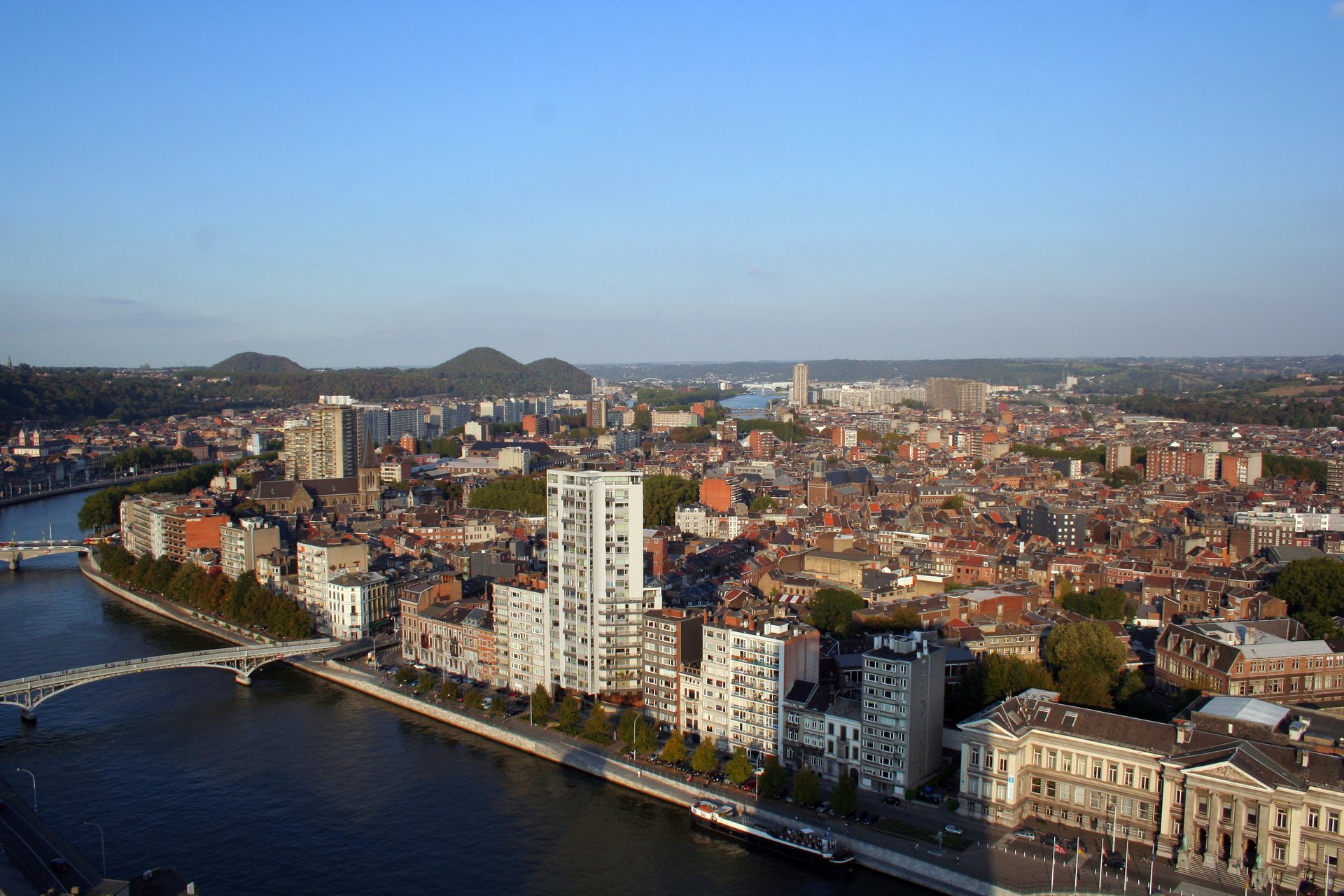 Vue panoramique de la région liégeoise